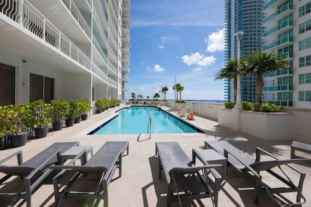 Iconic High Floor 3 Bedrooms In The Heart Of Miami Exteriör bild
